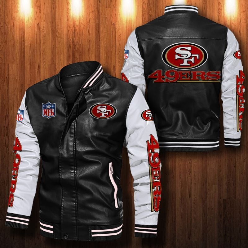 San Francisco 49ers NFL Style Leather Jacket For Fan