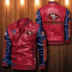 San Francisco 49ers NFL Style Leather Jacket For Fan