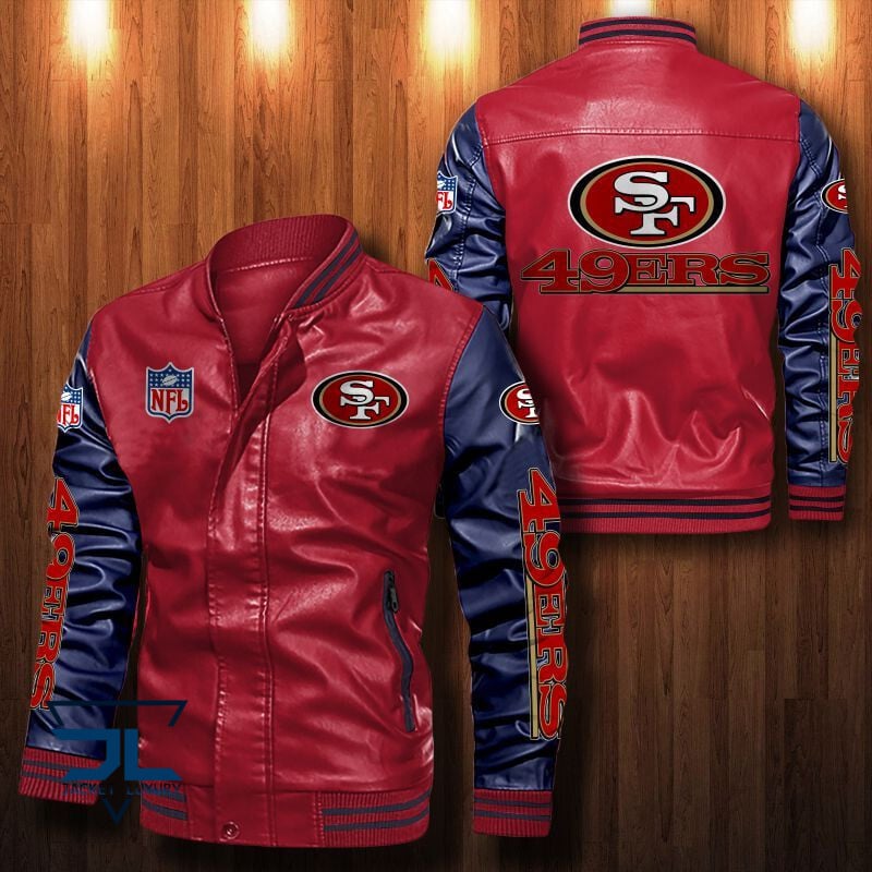 San Francisco 49ers NFL Style Leather Jacket For Fan