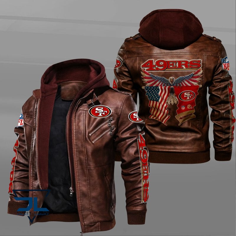 San Francisco 49ers NFL Style Leather Jacket For Fan