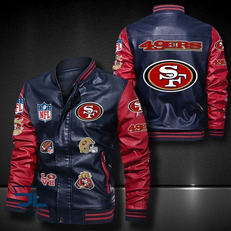 San Francisco 49ers NFL Style Leather Jacket For Fan