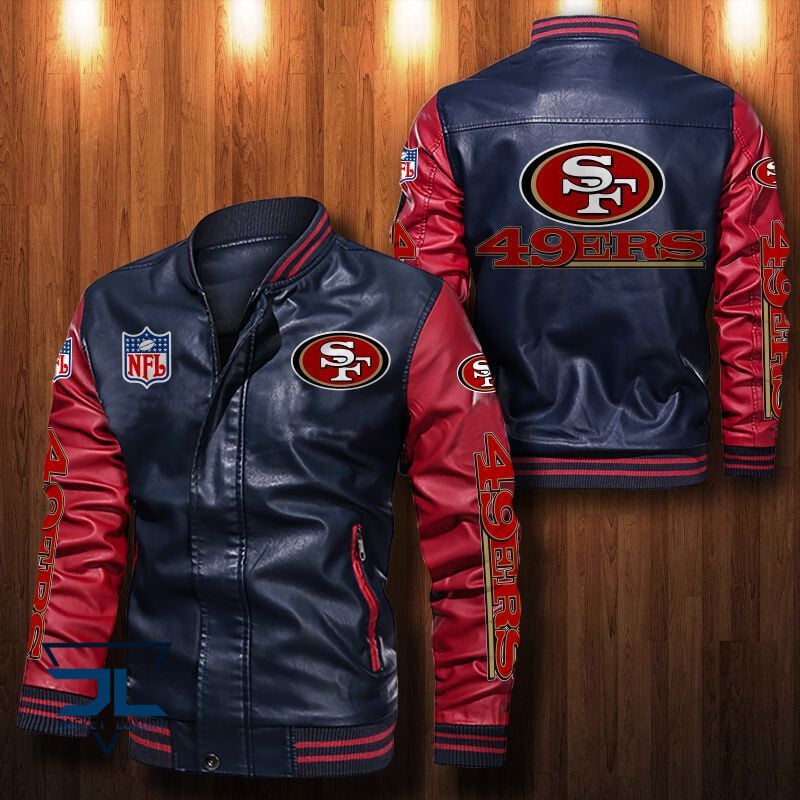 San Francisco 49ers NFL Style Leather Jacket For Fan