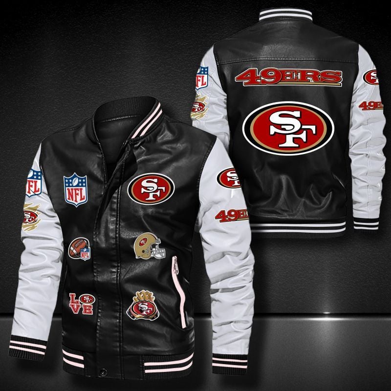 San Francisco 49ers NFL Style Leather Jacket For Fan