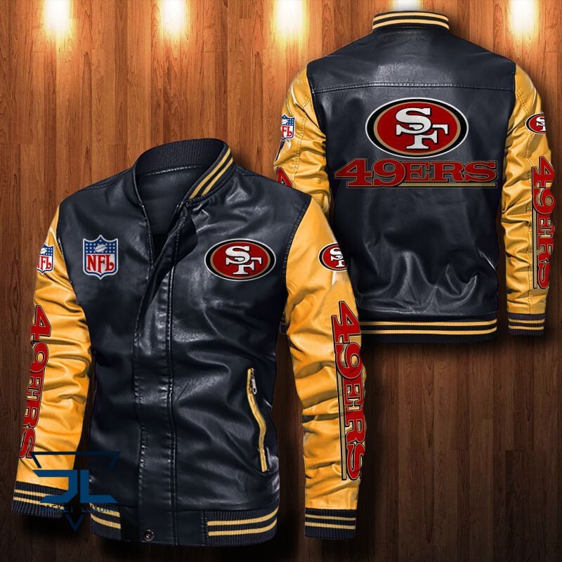 San Francisco 49ers NFL Style Leather Jacket For Fan
