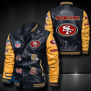 San Francisco 49ers NFL Style Leather Jacket For Fan