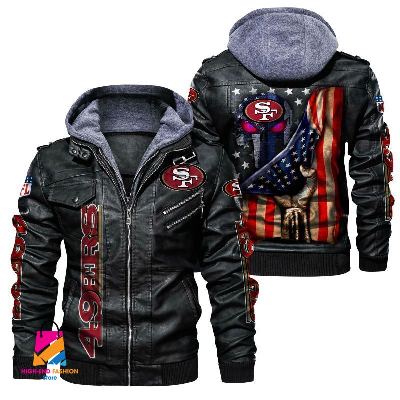 San Francisco 49ers NFL Style Leather Jacket For Fan