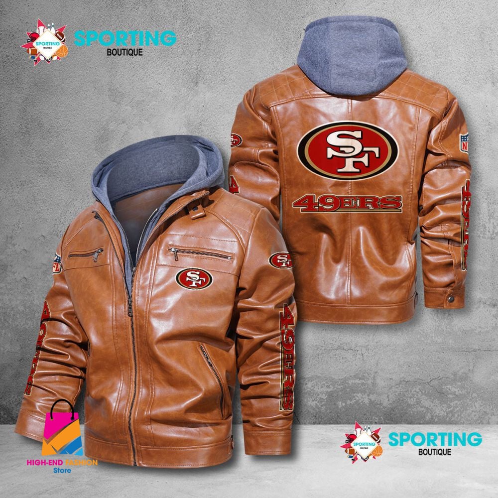 San Francisco 49ers NFL Style Leather Jacket For Fans
