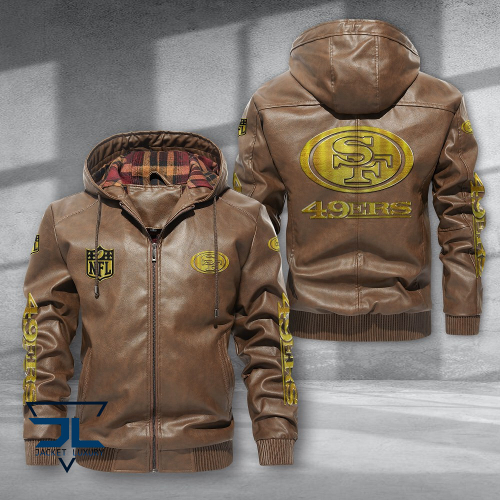 San Francisco 49ers NFL Style Leather Jacket For Fans