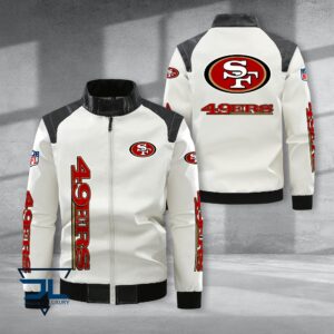 San Francisco 49ers NFL Style Leather Jacket For Fans