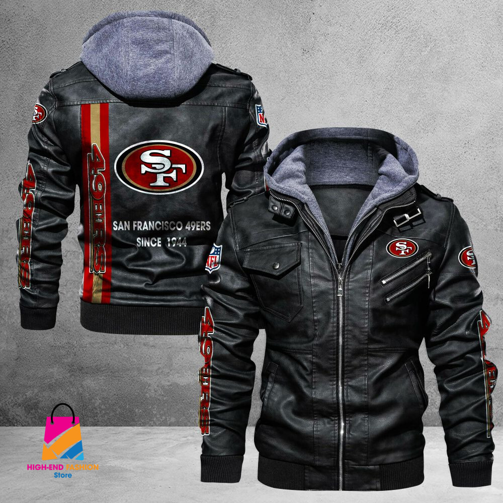 San Francisco 49ers NFL Style Leather Jacket For Fans