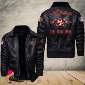 San Francisco 49ers NFL Style Leather Jacket For Fans