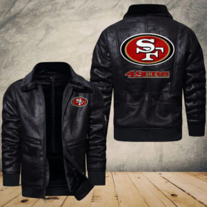 San Francisco 49ers NFL Style Leather Jacket For Fans