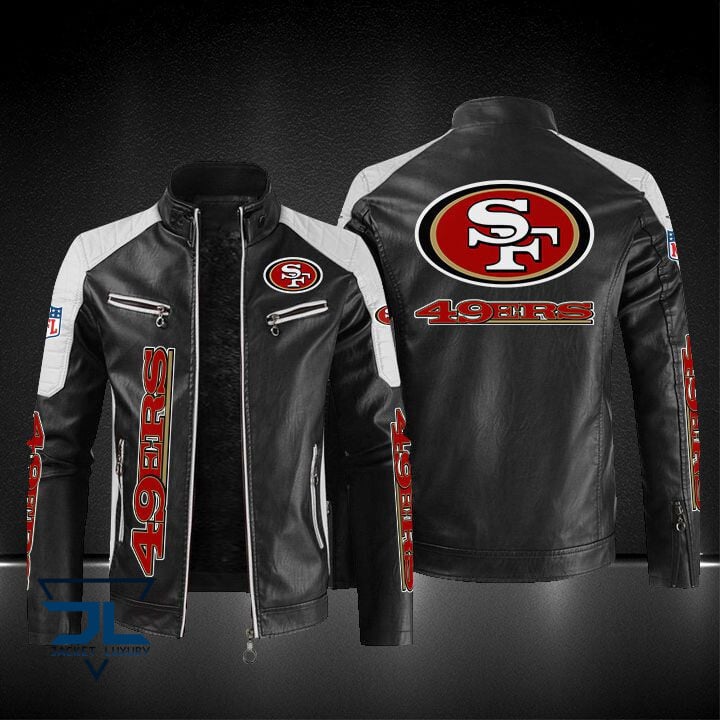 San Francisco 49ers NFL Style Leather Jacket For Fans