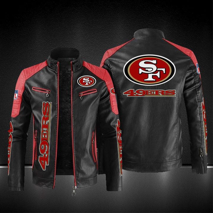 San Francisco 49ers NFL Style Leather Jacket For Fans