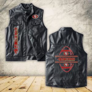 San Francisco 49ers NFL Style Leather Jacket For Fans