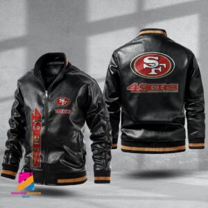 San Francisco 49ers NFL Style Leather Jacket For Fans