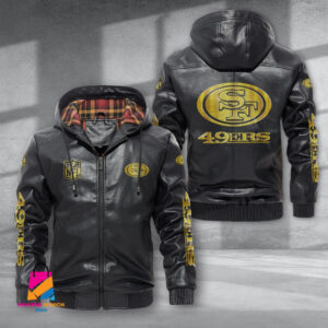 San Francisco 49ers NFL Style Leather Jacket For Fans