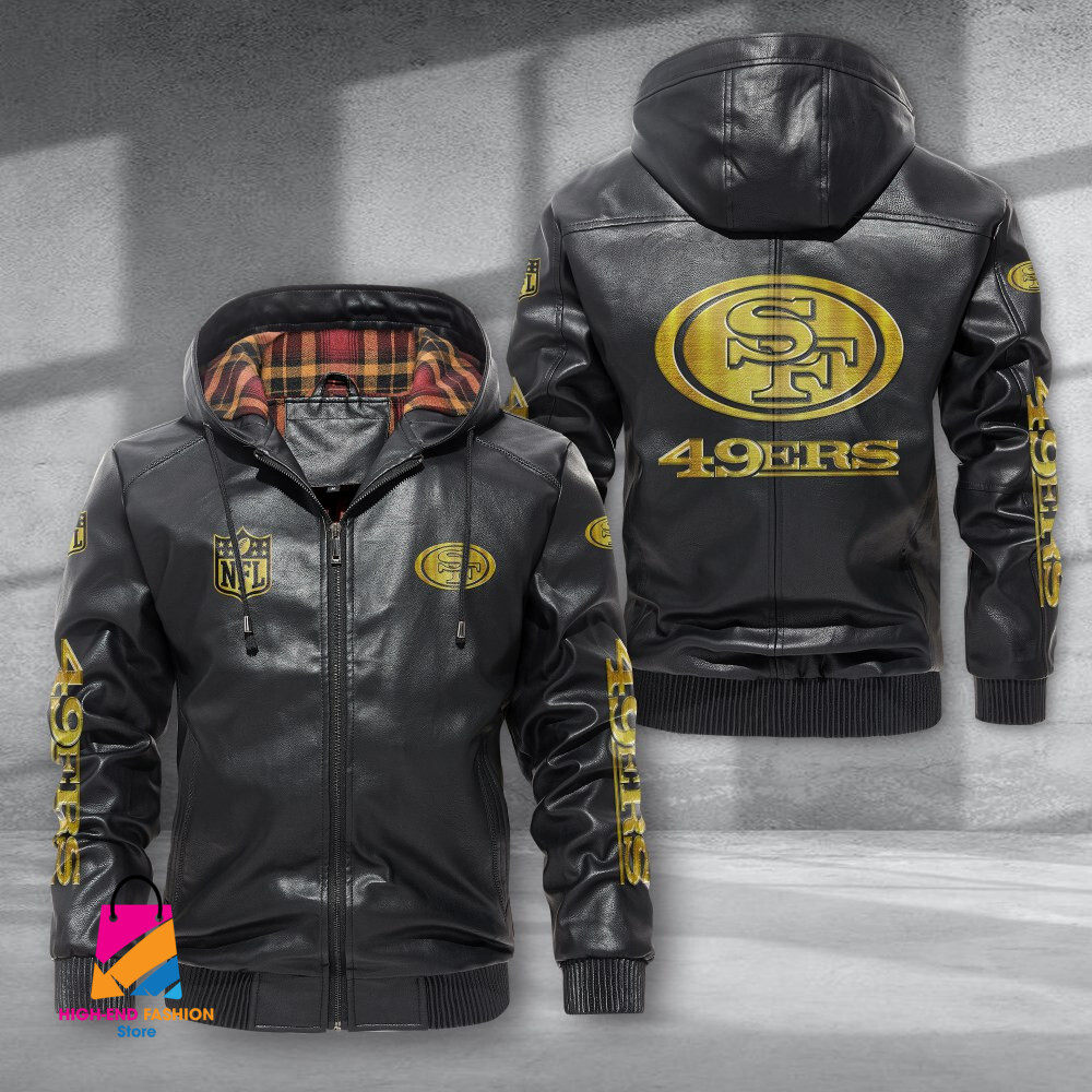 San Francisco 49ers NFL Style Leather Jacket For Fans