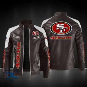 San Francisco 49ers NFL Style Leather Jacket For Fans