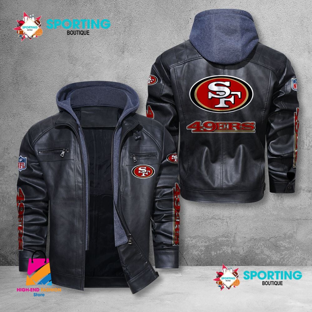 San Francisco 49ers NFL Style Leather Jacket For Fans