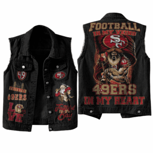 San Francisco 49ers NFL Style Sleeveless Jacket For Fans