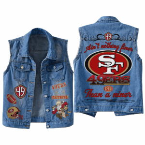 San Francisco 49ers NFL Style Sleeveless Jacket For Fans