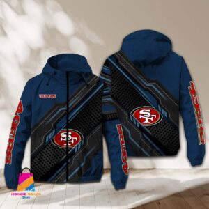 San Francisco 49ers NFL Style Windbreaker Jacket For Fans