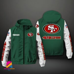 San Francisco 49ers NFL Style Windbreaker Jacket For Fans