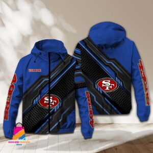 San Francisco 49ers NFL Style Windbreaker Jacket For Fans