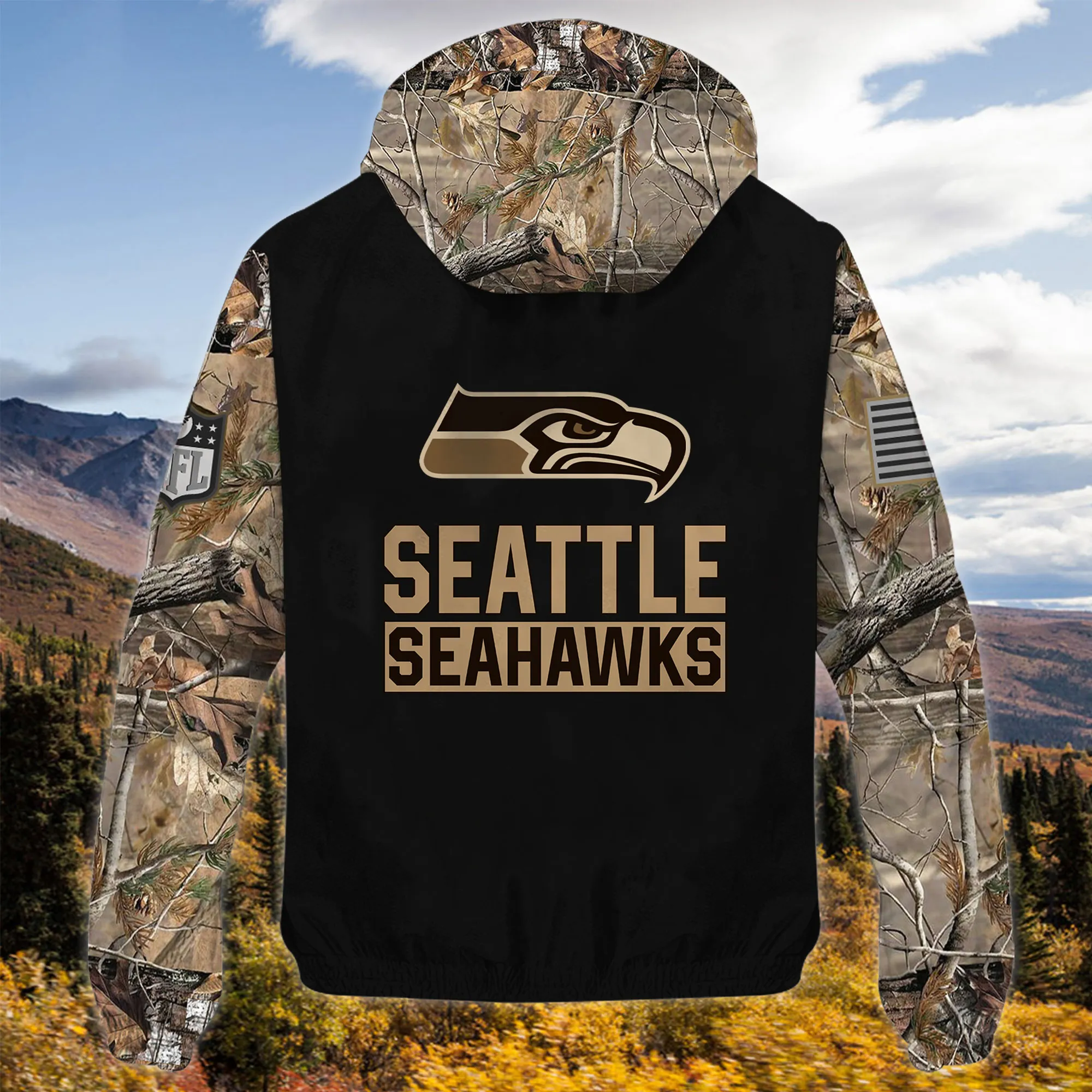 Seattle Seahawks NFL Personalized Style Windbreaker Jacket For Fans