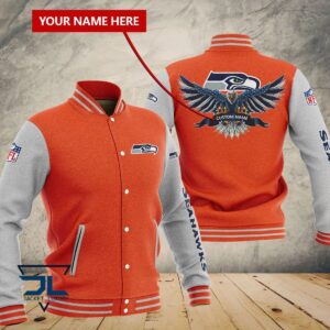 Seattle Seahawks NFL Style Baseball Jacket For Fan