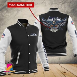 Seattle Seahawks NFL Style Baseball Jacket For Fan