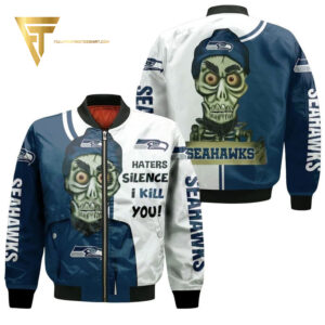 Seattle Seahawks NFL Style Bomber Jacket For Fans