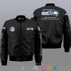 Seattle Seahawks NFL Style Bomber Jacket For Fans