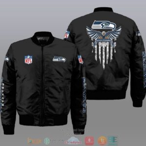 Seattle Seahawks NFL Style Bomber Jacket For Fans