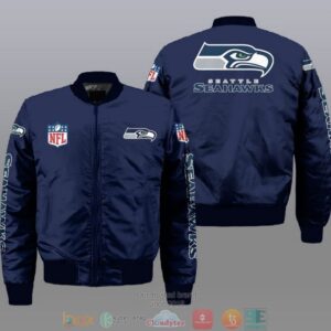 Seattle Seahawks NFL Style Bomber Jacket For Fans