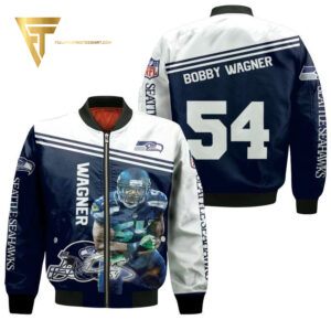 Seattle Seahawks NFL Style Bomber Jacket For Fans