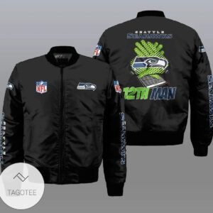 Seattle Seahawks NFL Style Bomber Jacket For Fans