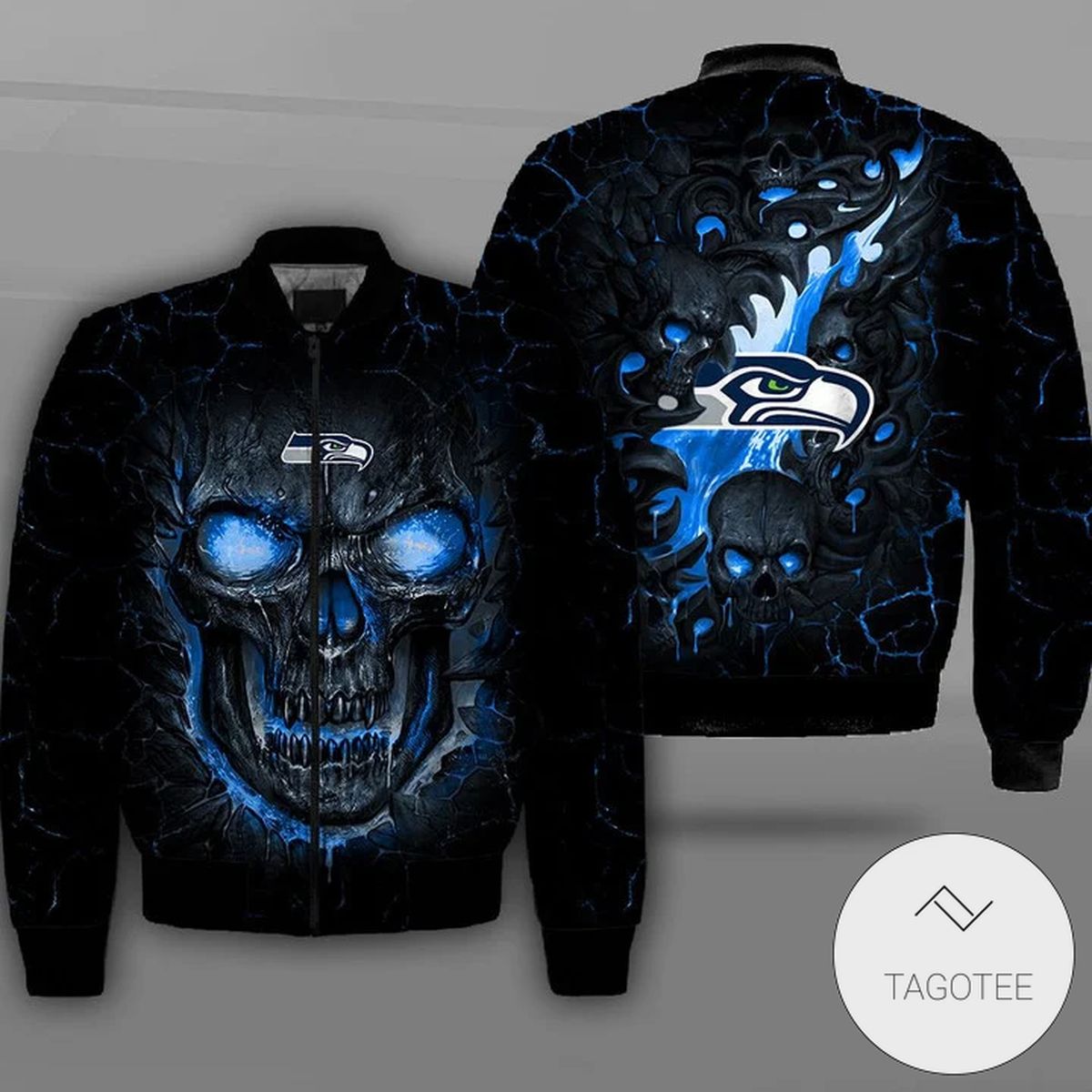 Seattle Seahawks NFL Style Bomber Jacket For Fans