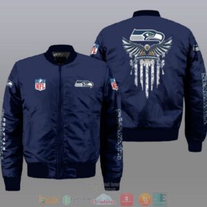 Seattle Seahawks NFL Style Bomber Jacket For Fans