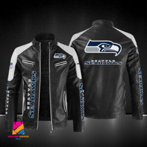Seattle Seahawks NFL Style Leather Jacket For Fans