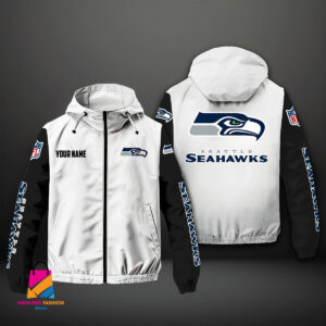 Seattle Seahawks NFL Style Windbreaker Jacket For Fans