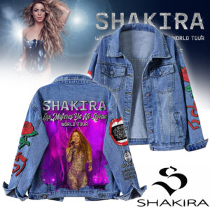 Shakira Music Denim Jacket Gift For Fans