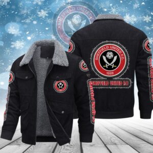Sheffield United Bundesliga Style Thermal Cotton Jacket Prim For Fans
