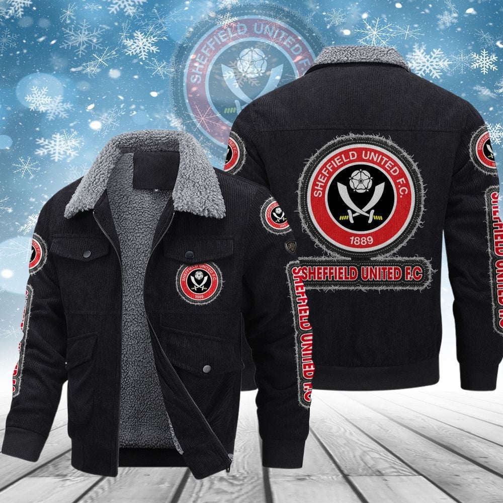 Sheffield United Bundesliga Style Thermal Cotton Jacket Prim For Fans