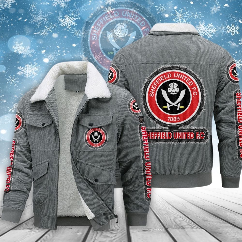 Sheffield United EFL Style Thermal Cotton Jacket Prim For Fans