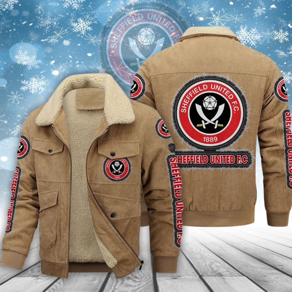 Sheffield United EFL Style Thermal Cotton Jacket Prim For Fans