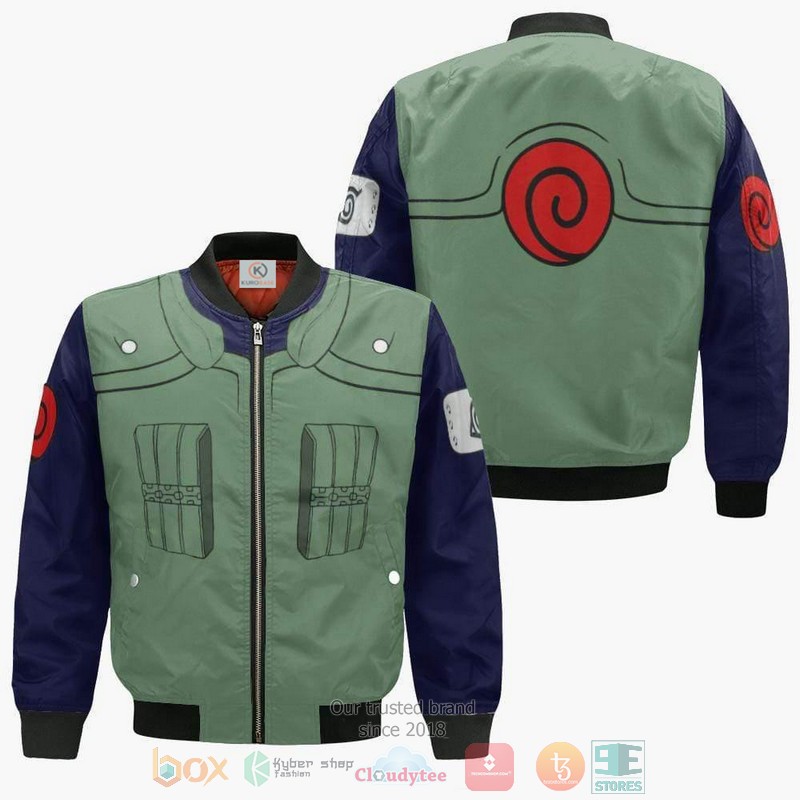 Shikamaru Nara Naruto Anime Anime Style Bomber Jacket For Fans