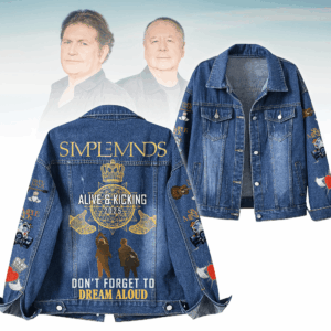 Simple Minds Music Denim Jacket Gift For Fans