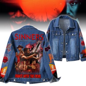 Sinners Movies Denim Jacket Gift For Fans
